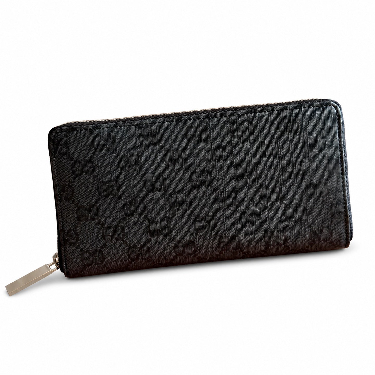 Gucci Canvas Leather Black Wallet