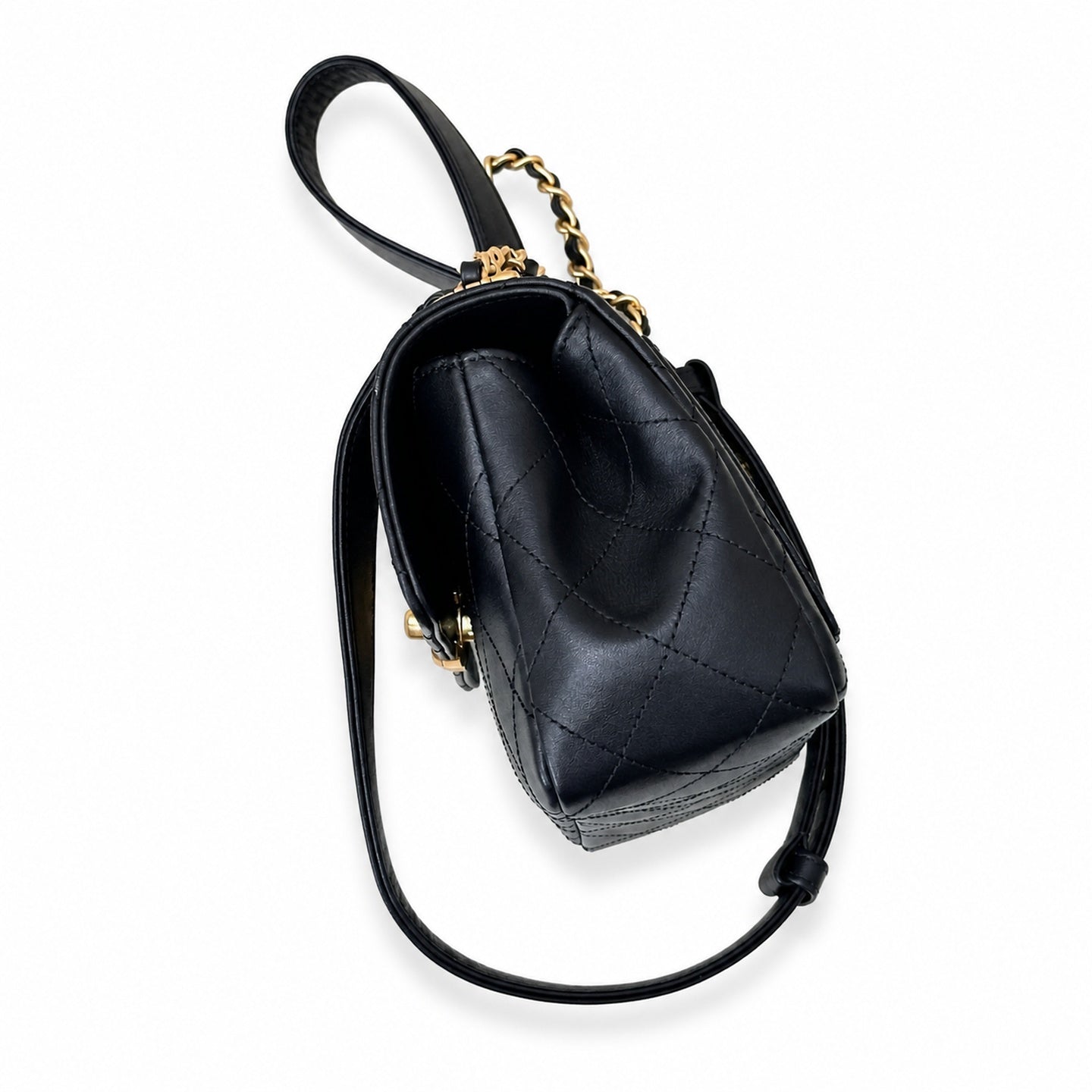 Chanel Leather Messenger Bag