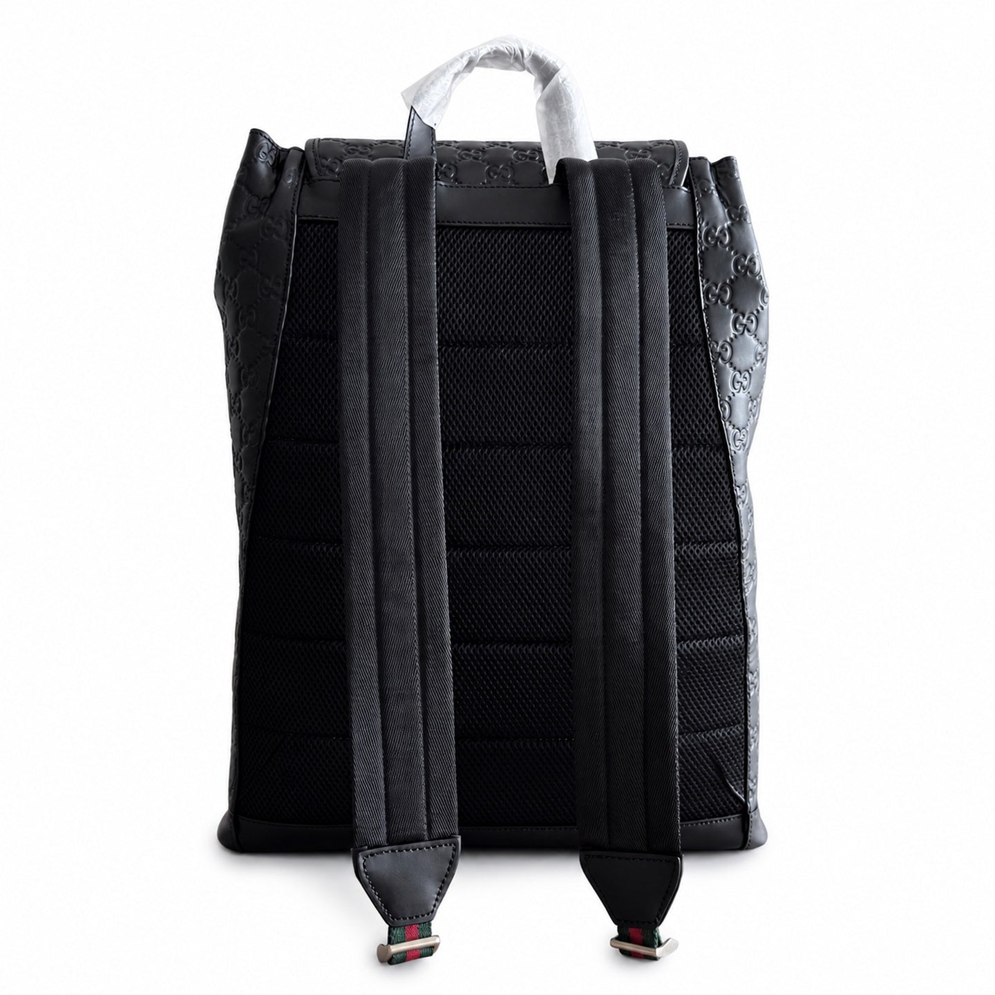 Gucci Cotton Leather Black Backpack
