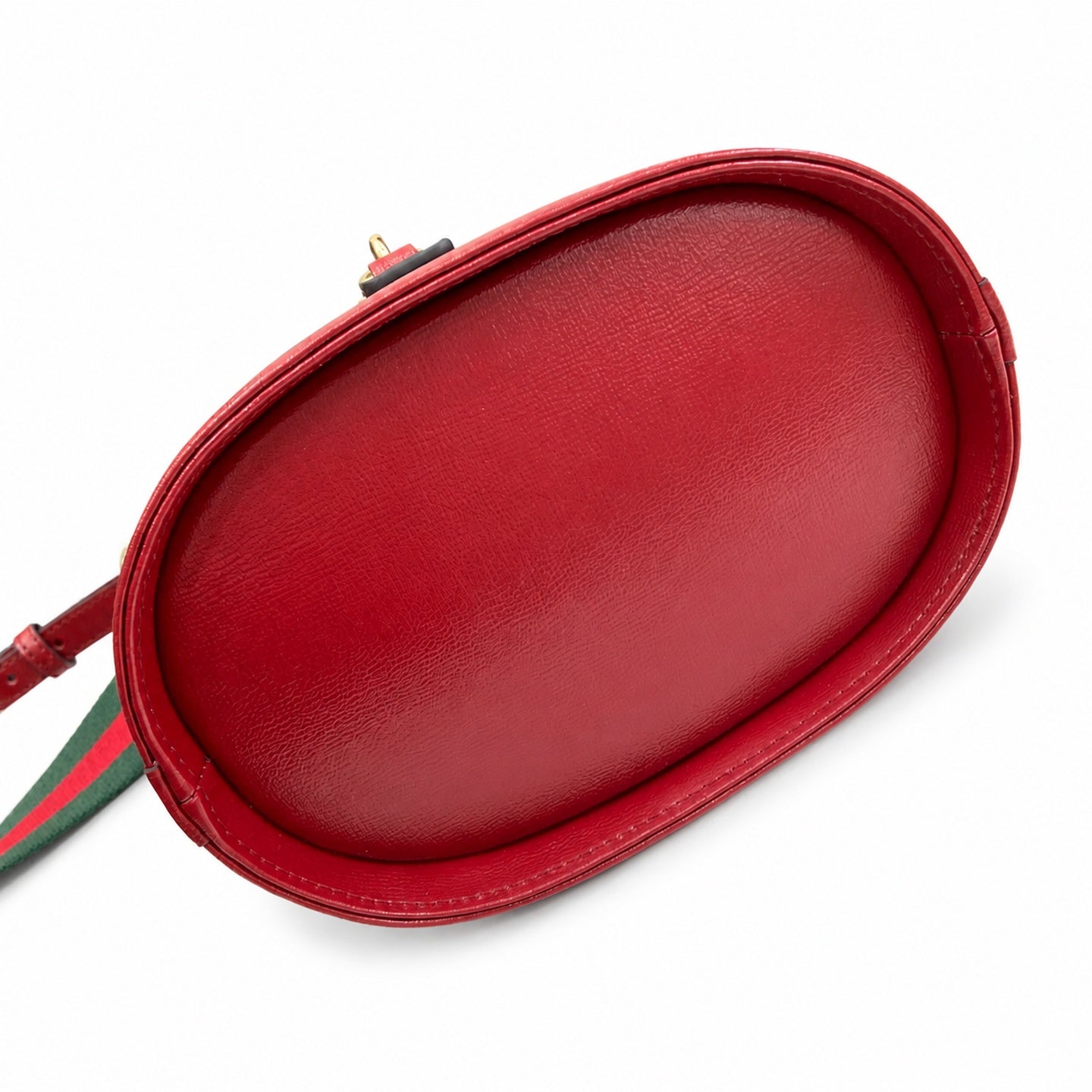 Gucci Mini Cotton Leather Red Green Gold Shoulder Bag