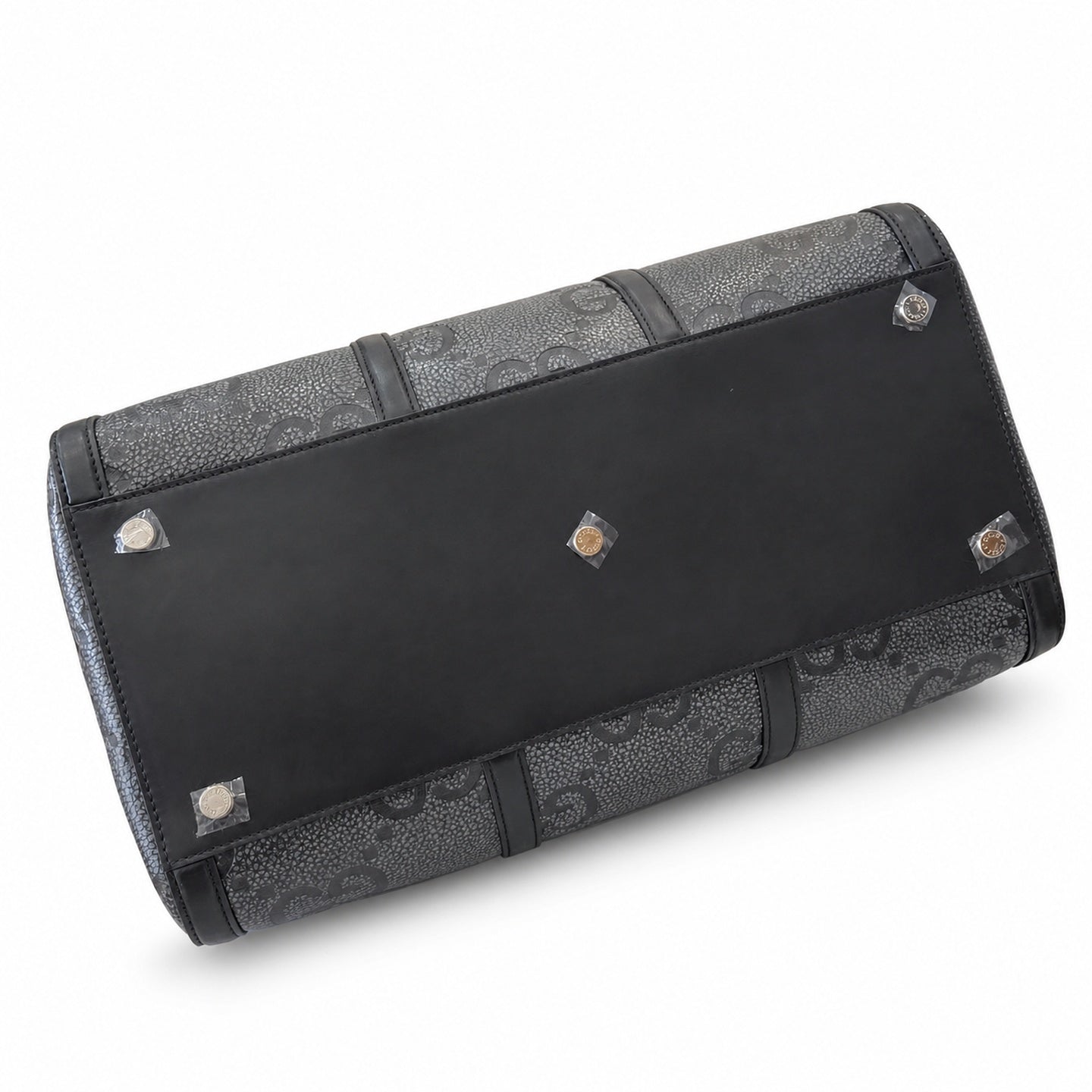 Gucci Small Cotton Leather Black Gray Bag