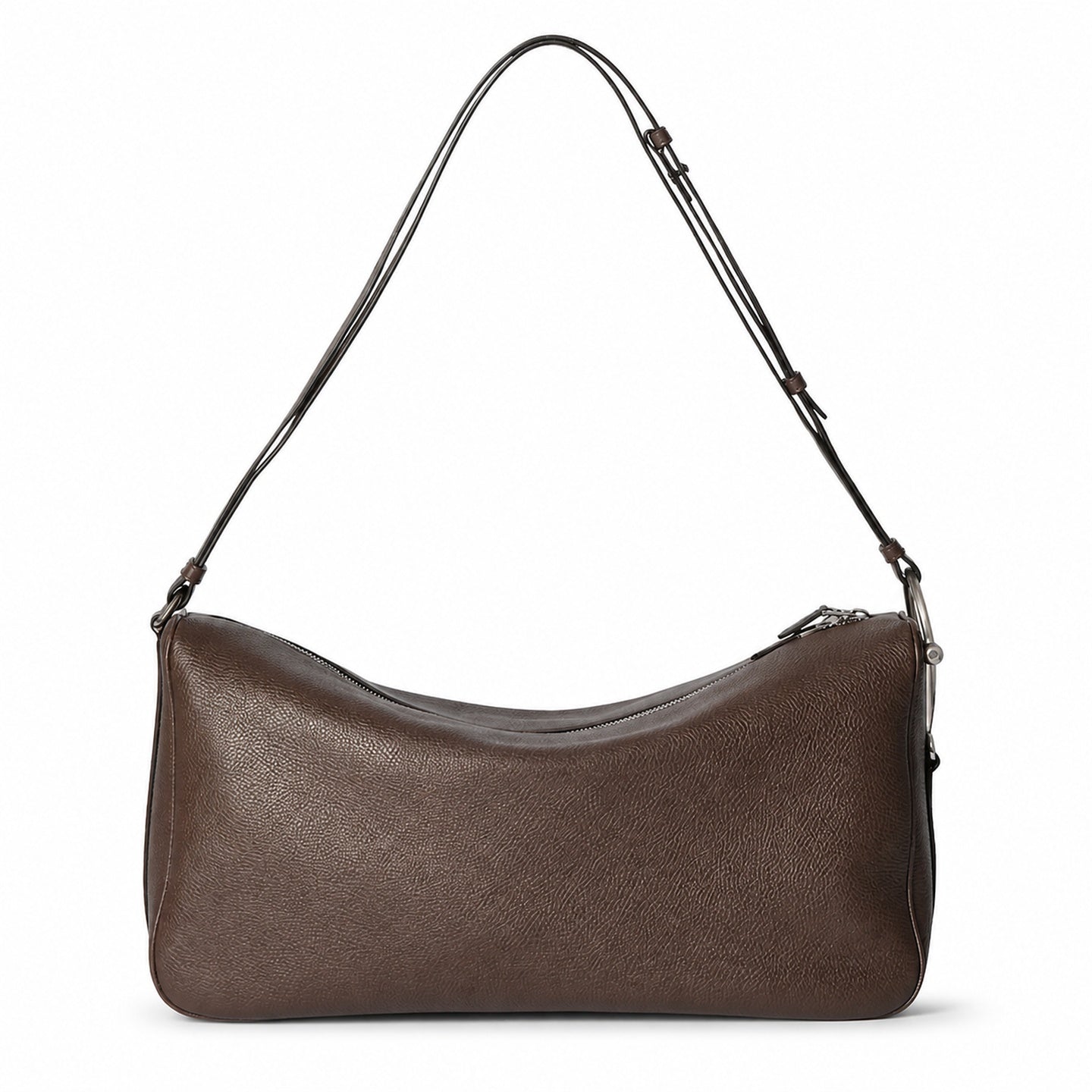 Gucci Horsebit Cotton Leather Brown Bag