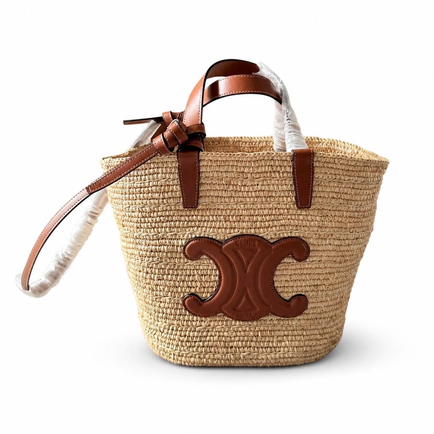 Celine Triomphe Small Leather Gold Bag