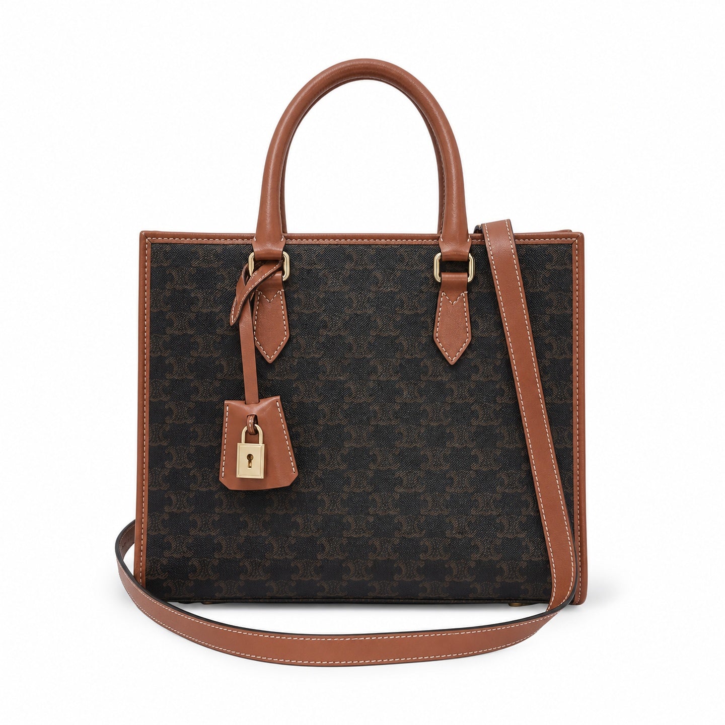 Celine Cabas Small Leather Handbag