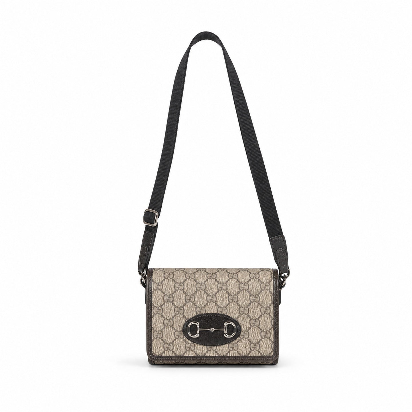 Gucci Horsebit 1955 Supreme Mini Cotton Canvas Leather Black Beige Brown Pink Silver Handbag