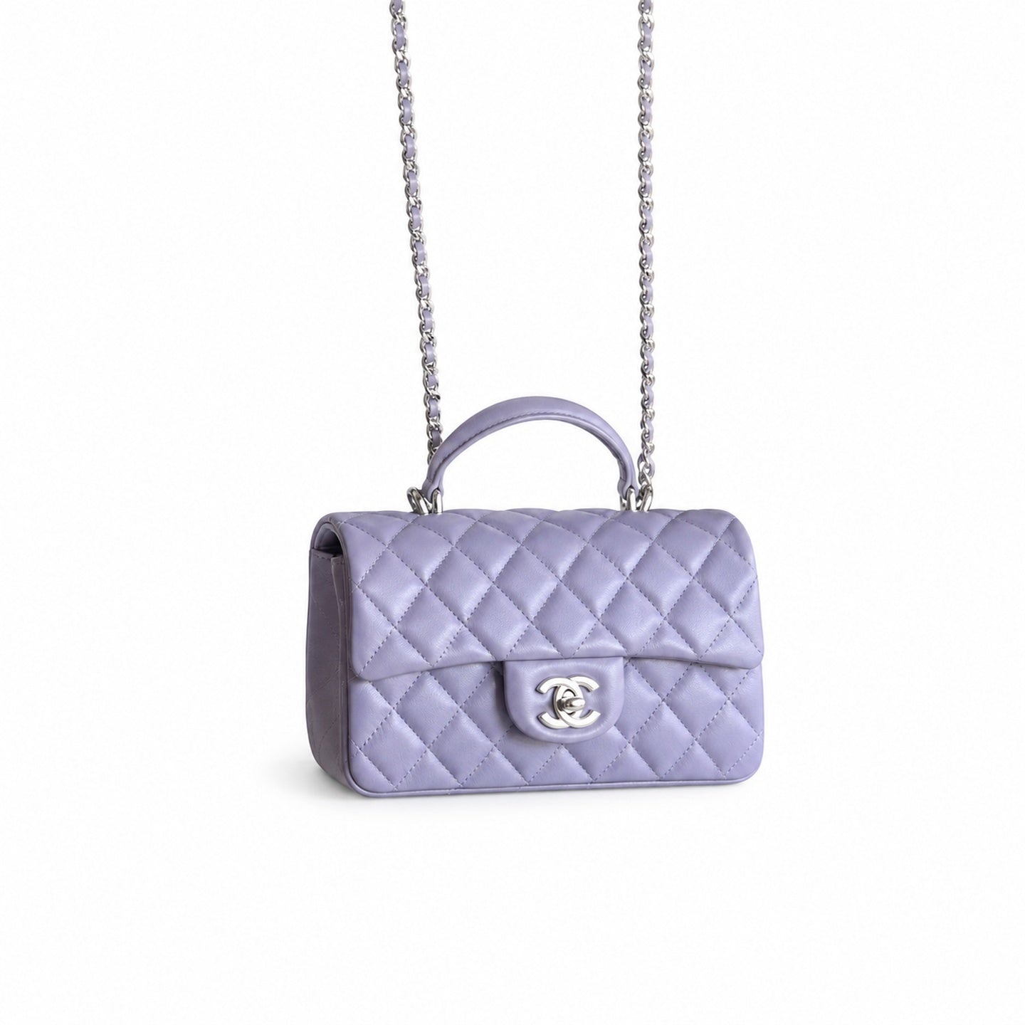 Chanel Mini Leather Gold Handbag