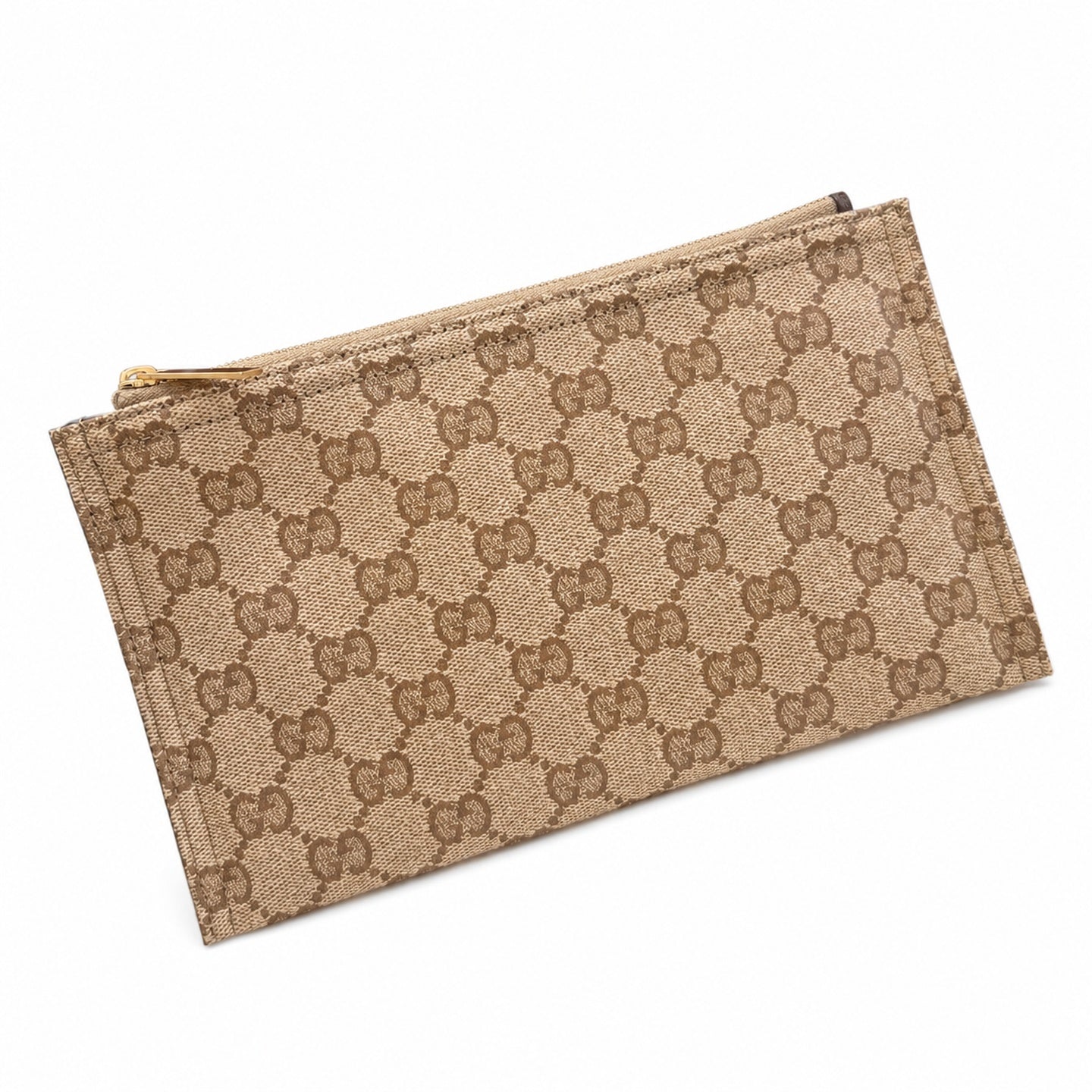 Gucci Canvas Black Brown Gold Bag