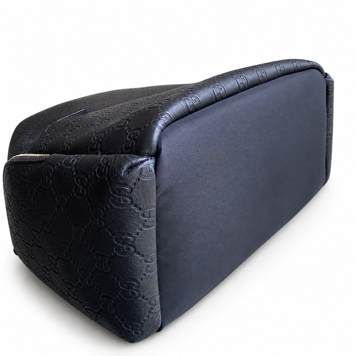 Gucci Men's Silk Leather Black Backpack