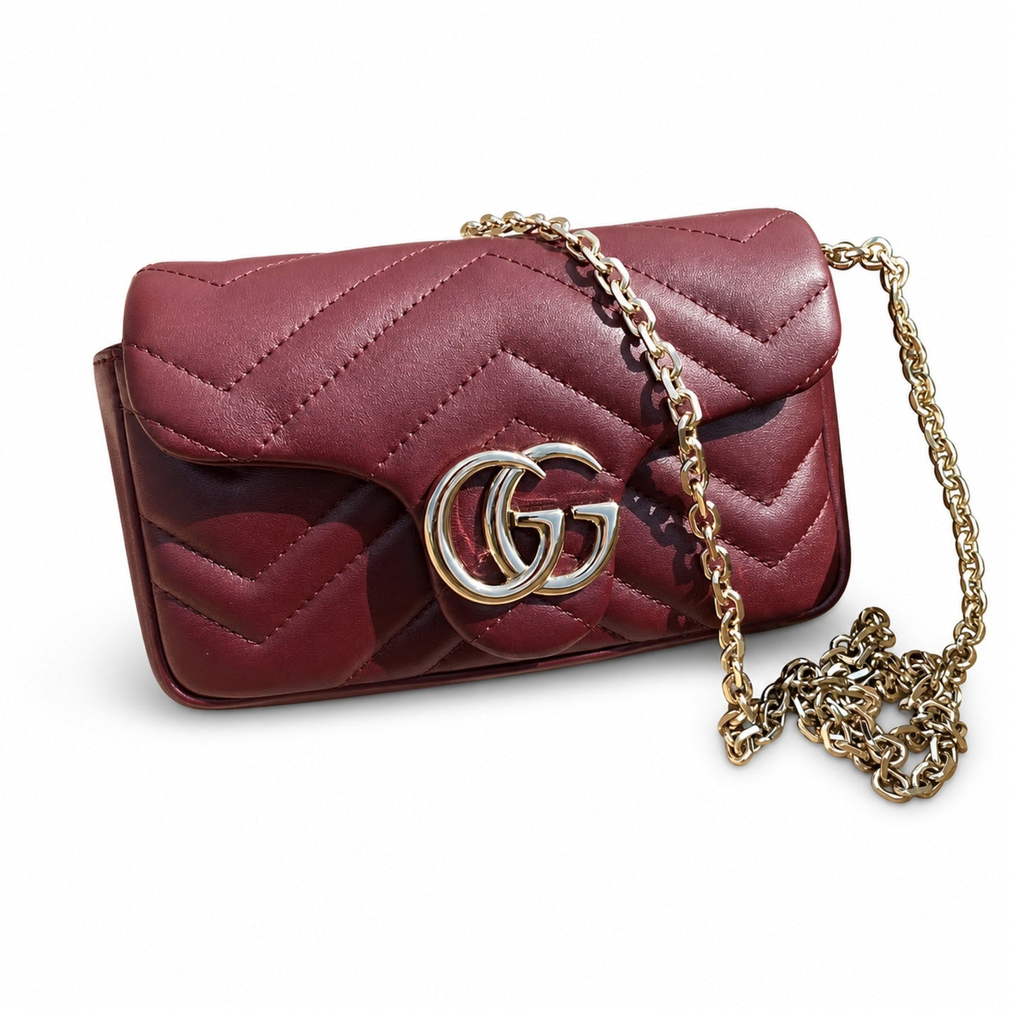 Gucci Leather Red Bag