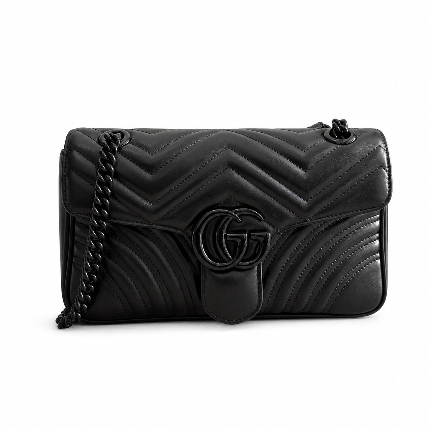 Gucci GG Marmont Leather Black Handbag