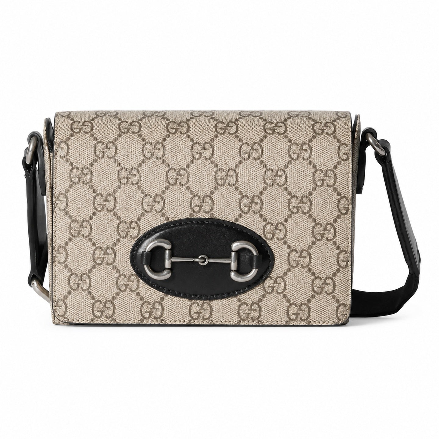 Gucci Horsebit 1955 Supreme Mini Cotton Canvas Leather Black Beige Brown Pink Silver Handbag
