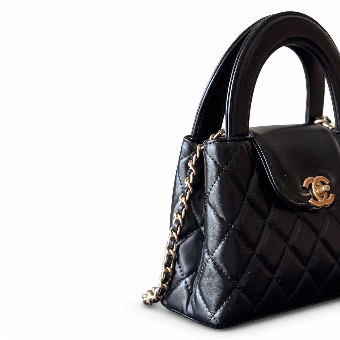 Chanel Kelly Leather Black Bag