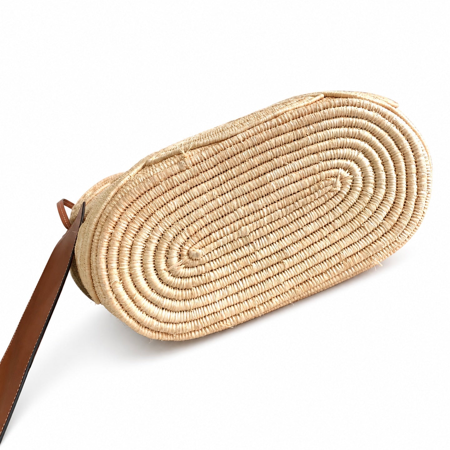 Celine Triomphe Medium Leather Beige Gold Bag