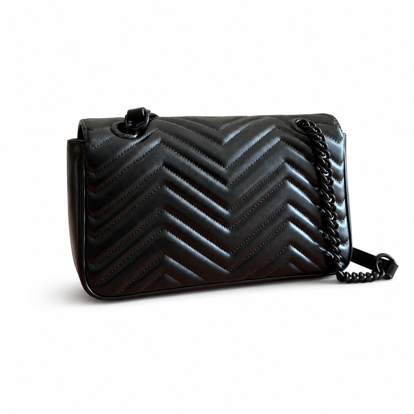 Gucci GG Marmont Leather Black Handbag