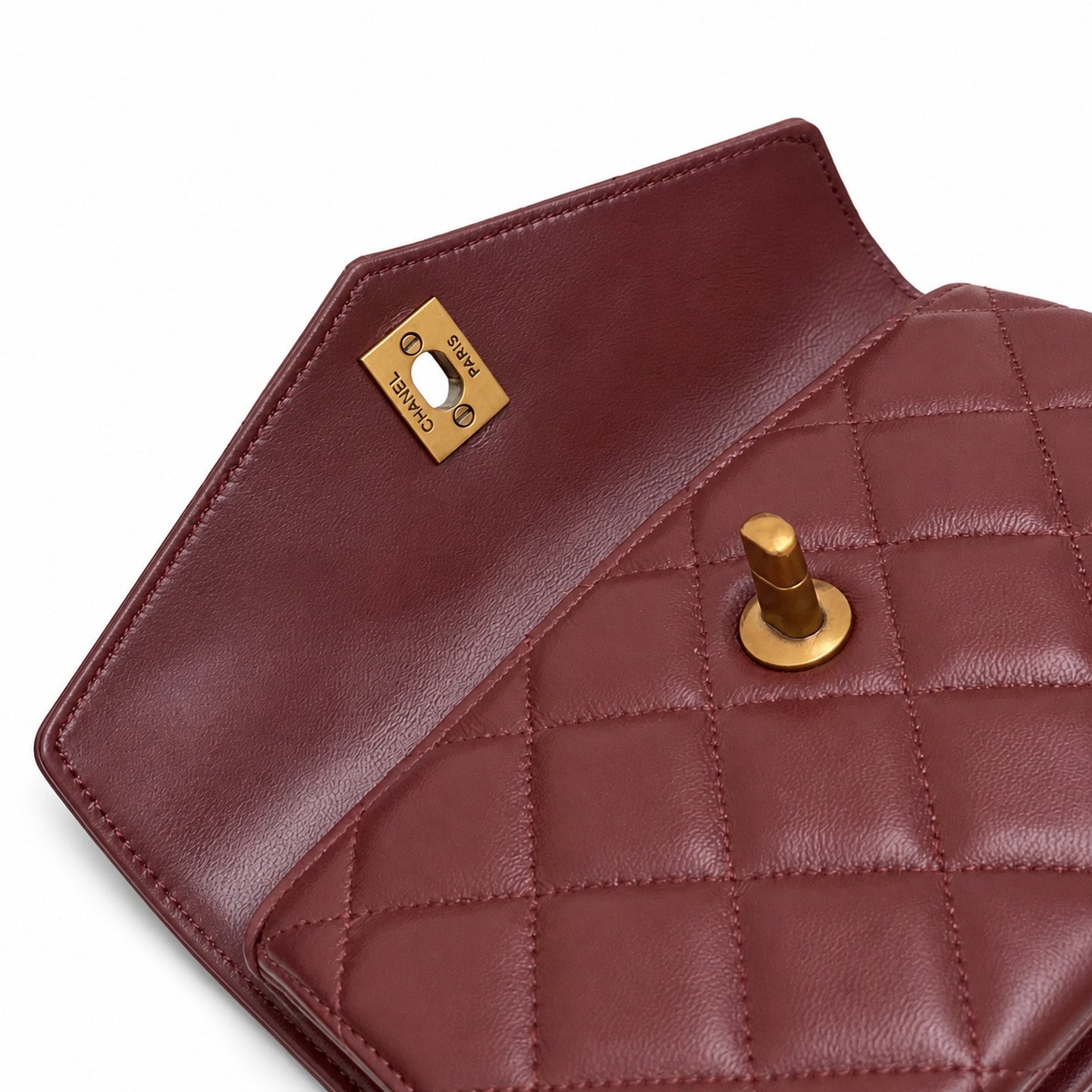 Chanel Leather Gold Waist Bag
