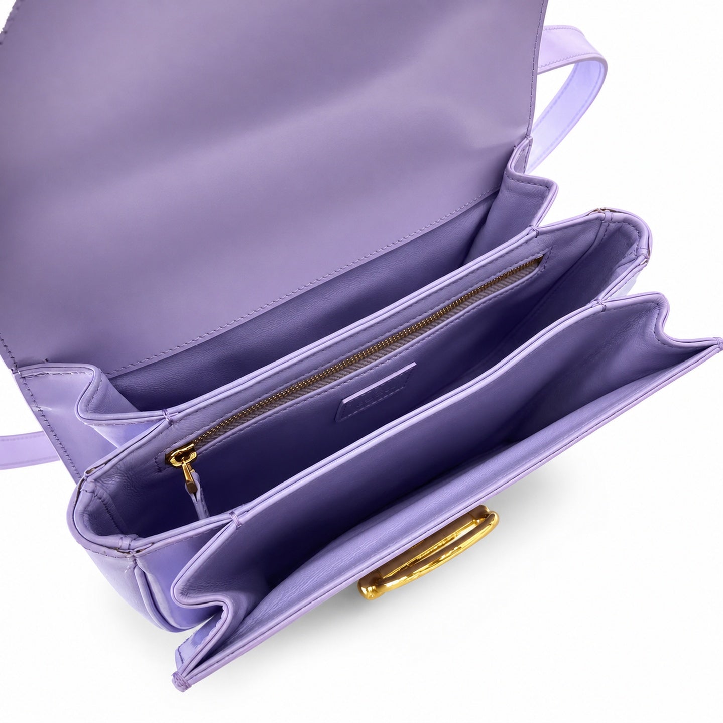 Gucci Horsebit Small Leather Purple Gold Shoulder Bag