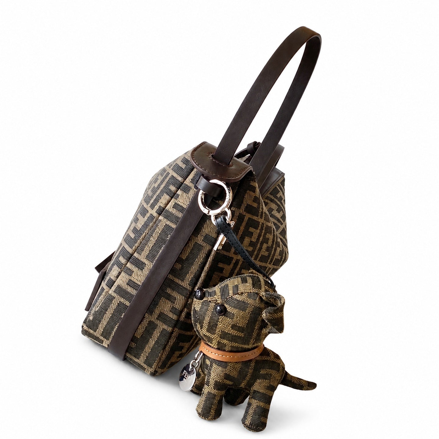 Fendi Simply Medium Brown Handbag