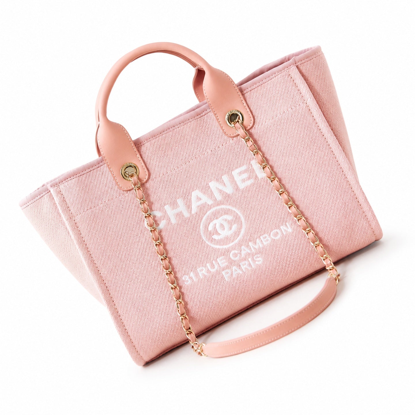 Chanel Black White Pink Bag
