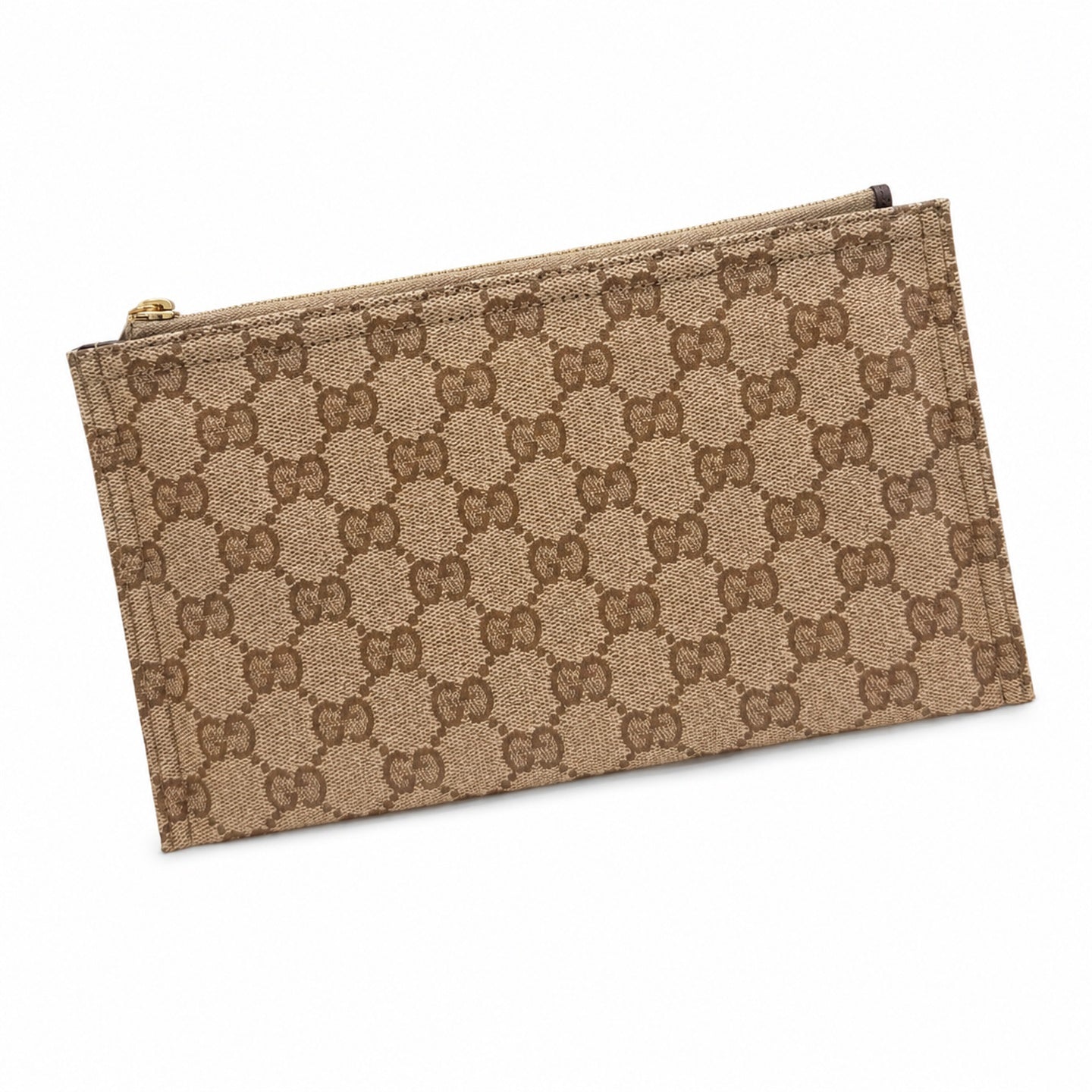 Gucci Canvas Black Brown Gold Bag