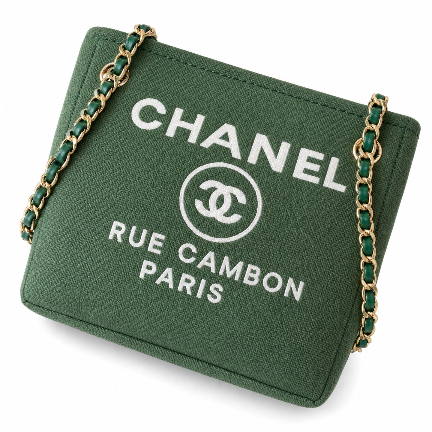 Chanel Small Cotton Leather Bag