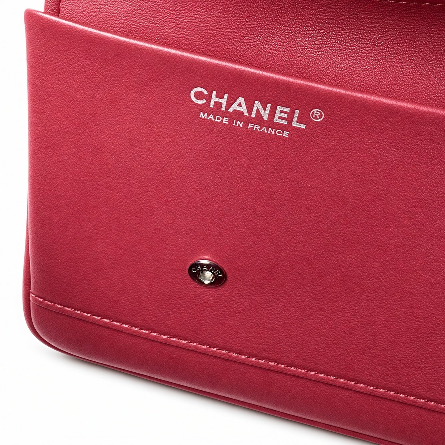 Chanel Leather Gold Silver Bag