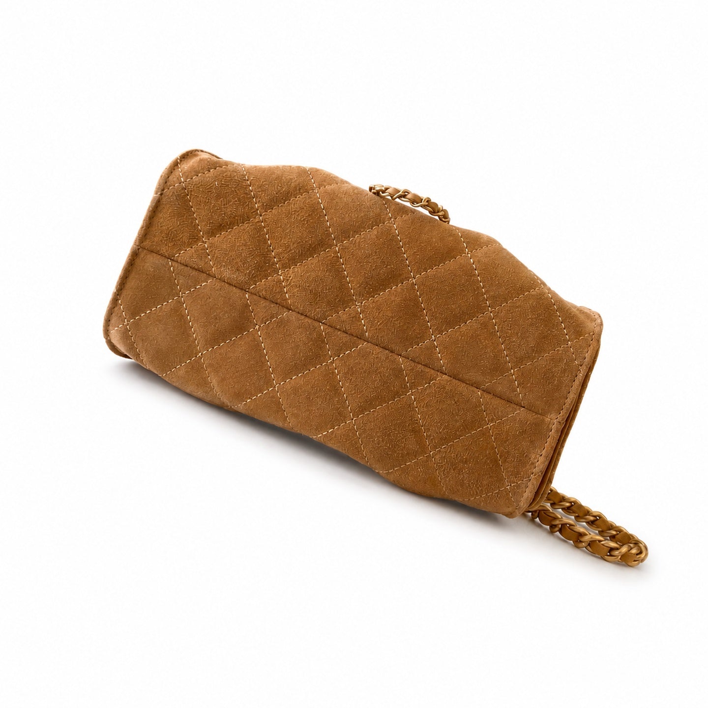 Chanel Mini Leather Gold Bucket Bag