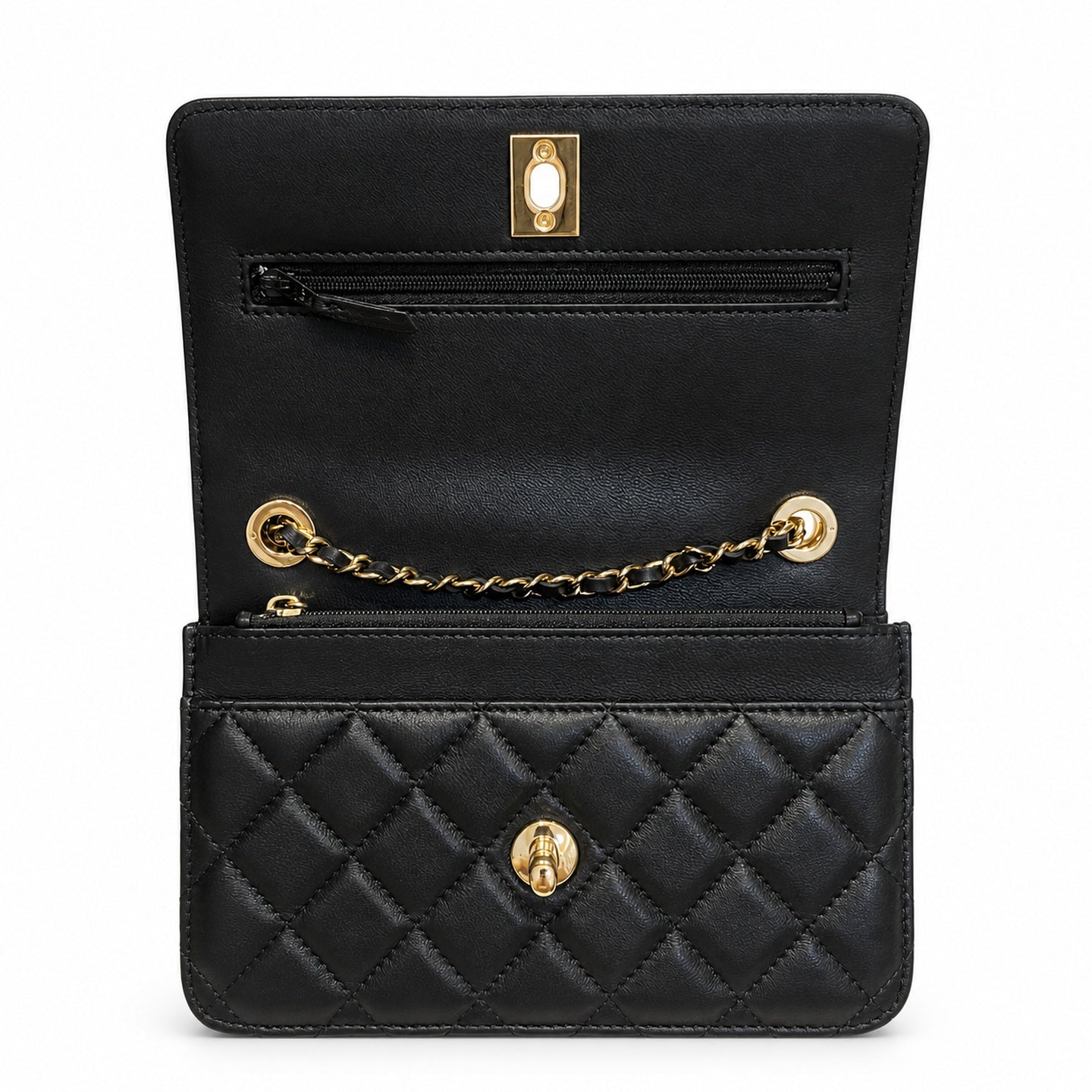 Chanel Trendy CC Leather Wallet on Chain
