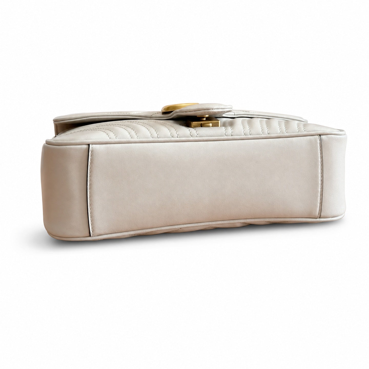 Gucci GG Marmont Leather Gray Handbag