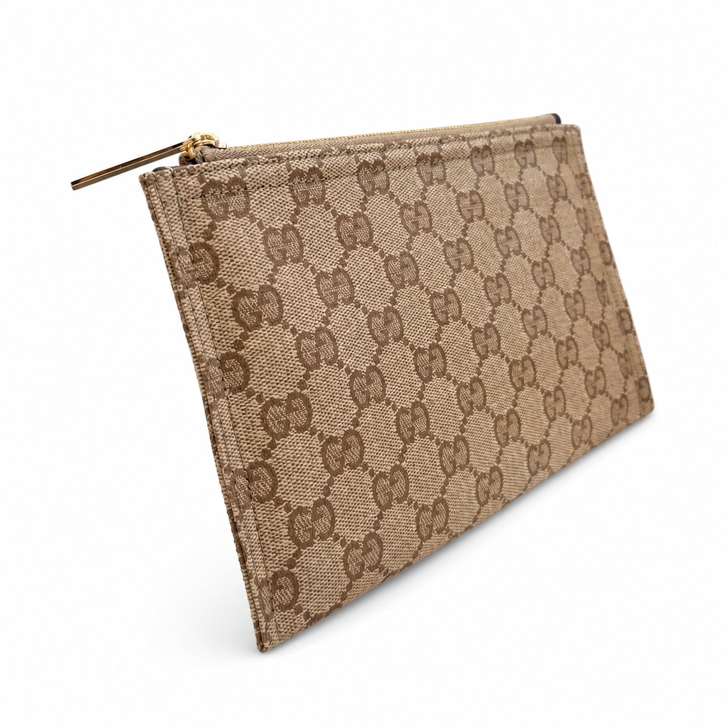 Gucci Canvas Black Brown Gold Bag