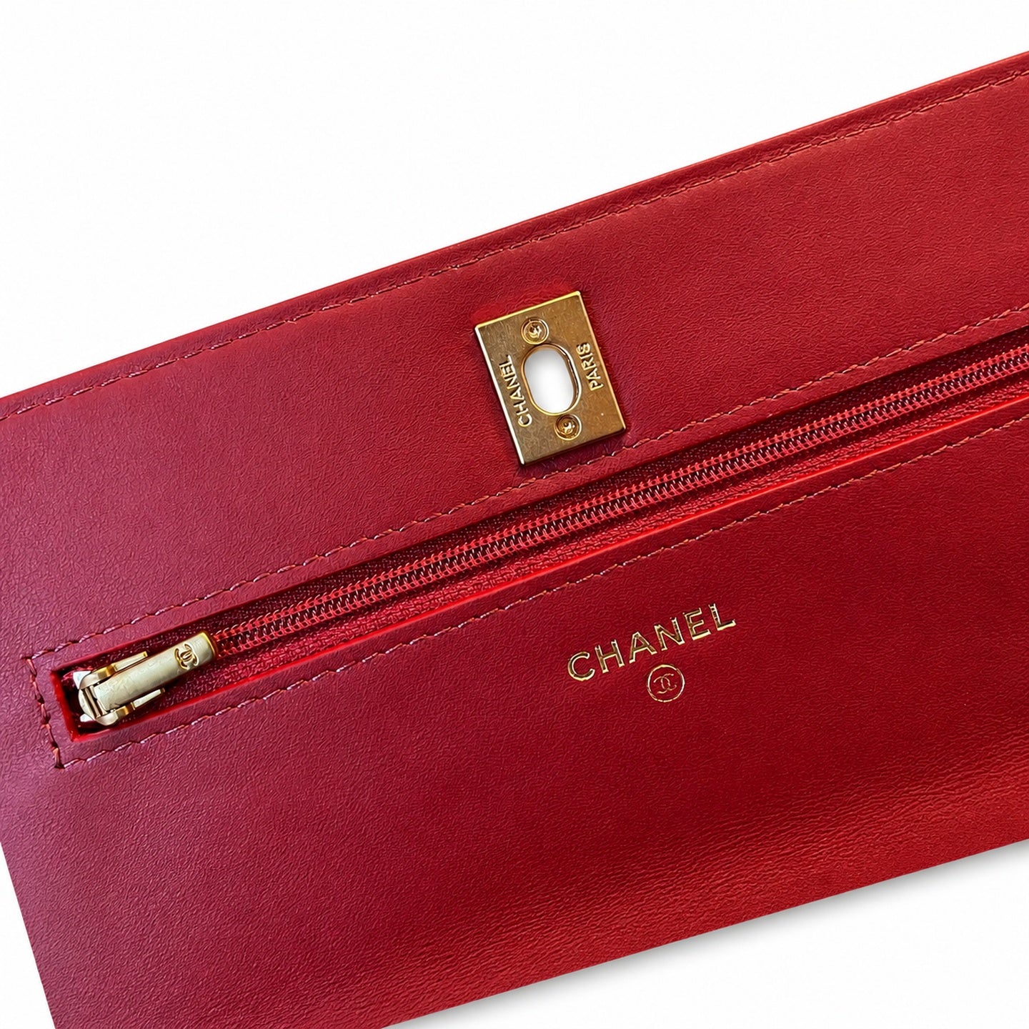 Chanel Leather Wallet on Chain