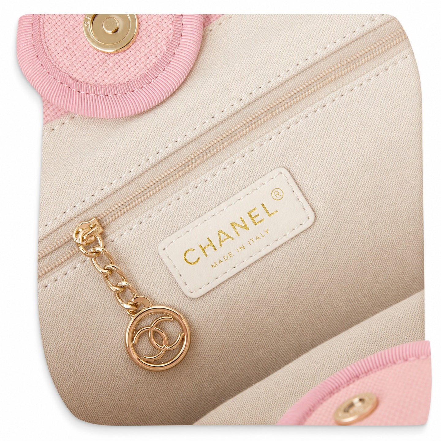 Chanel Black White Pink Bag