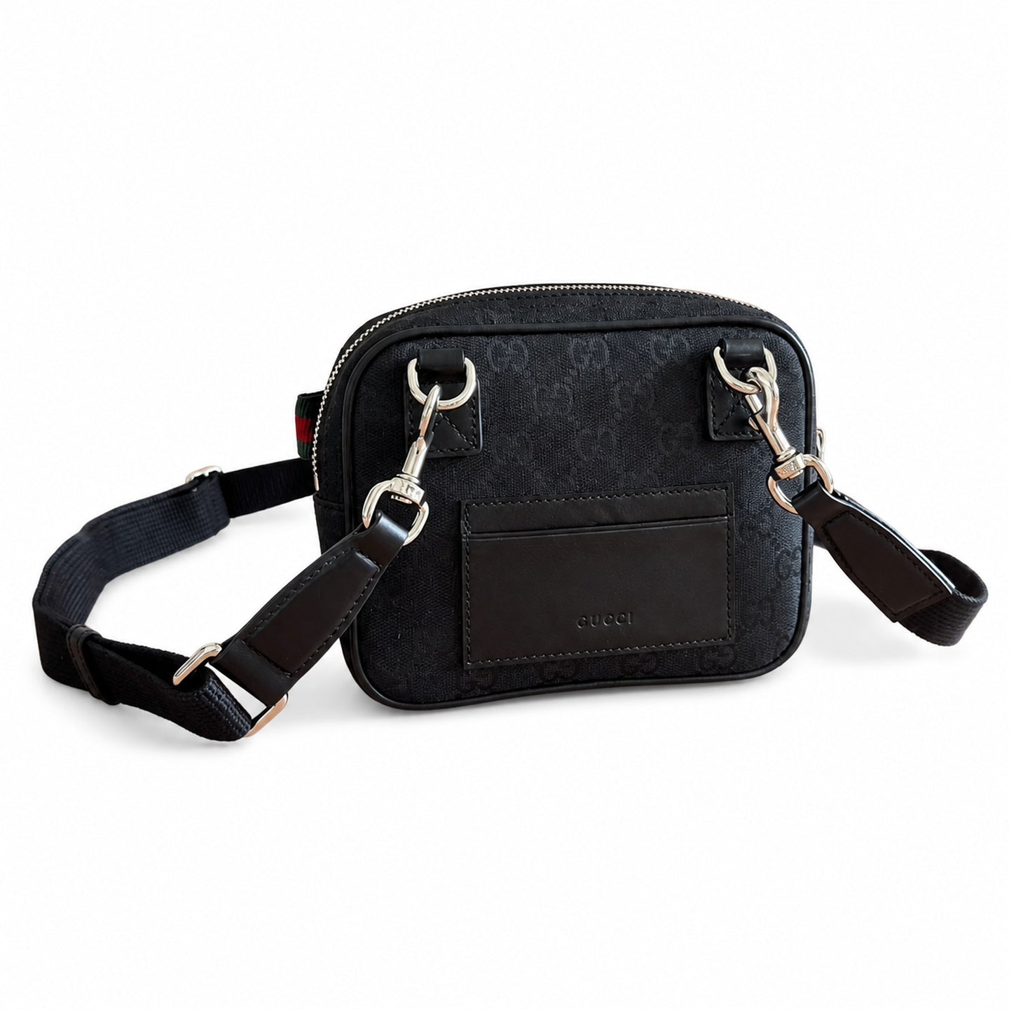 Gucci Canvas Nylon Leather Black Beige Brown Red Green Bag