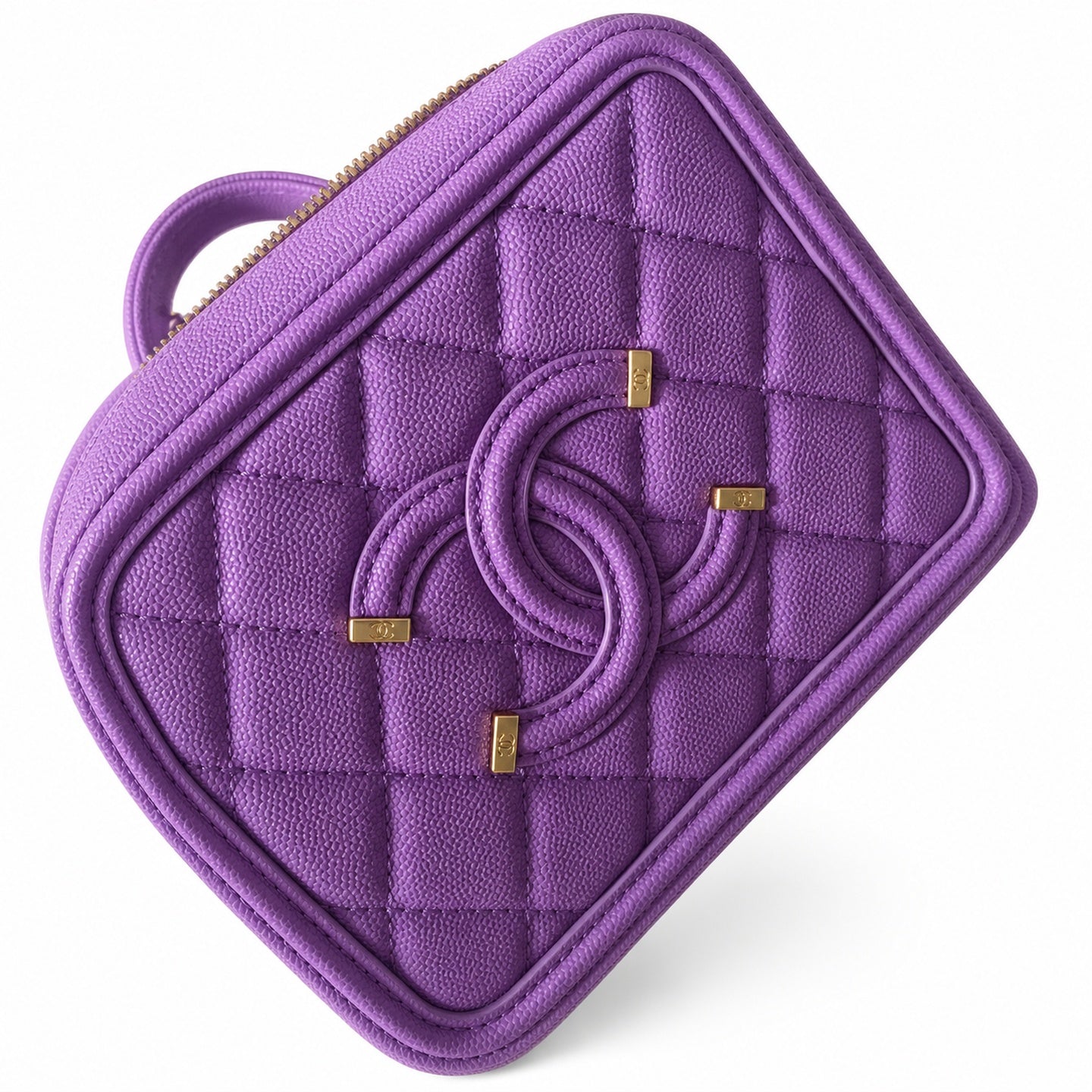 Chanel Leather Gold Bag