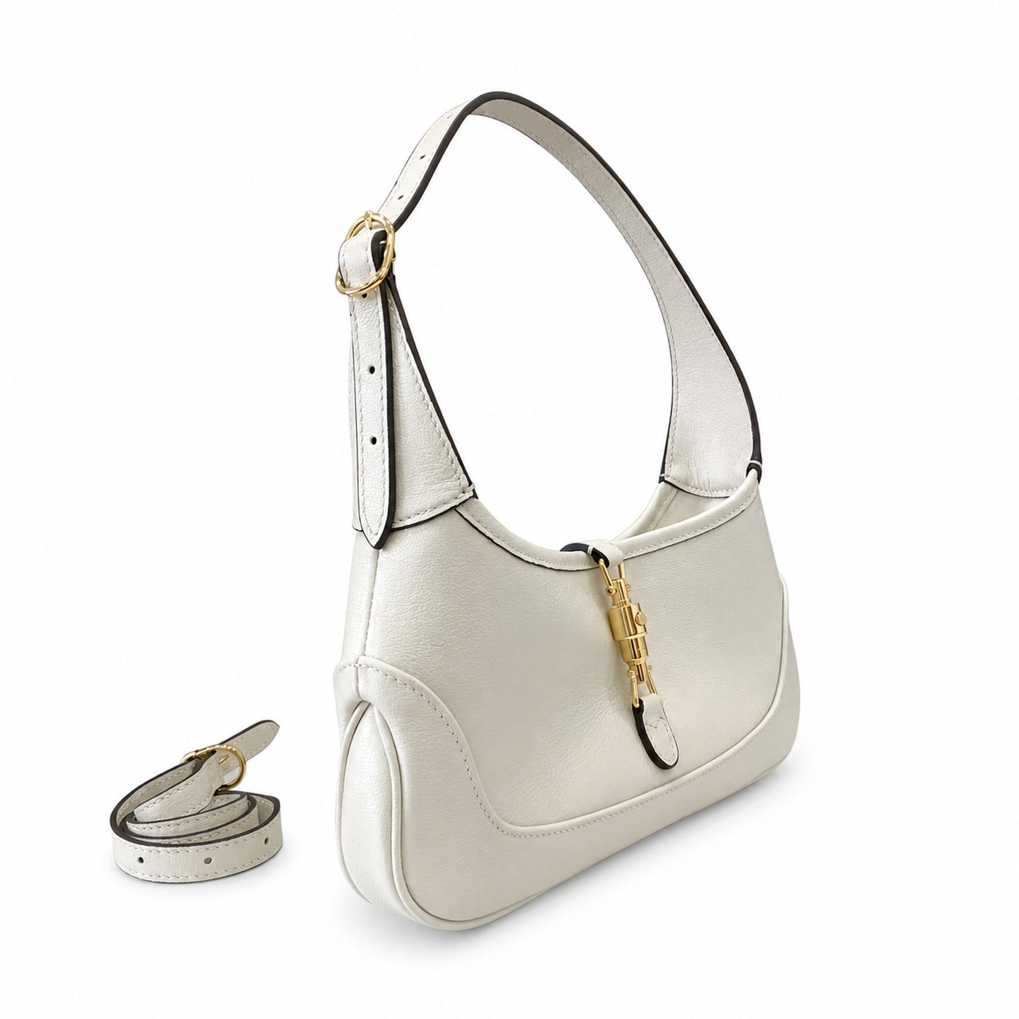 Gucci Leather White Shoulder Bag