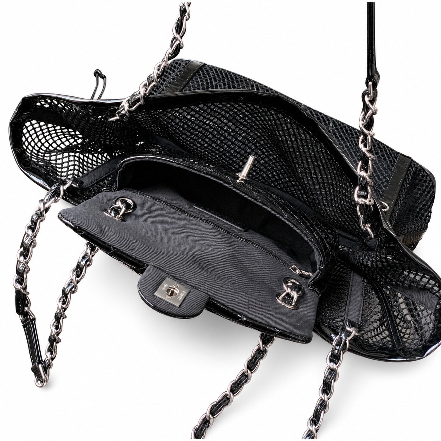 Chanel Large Patent Leather Bag