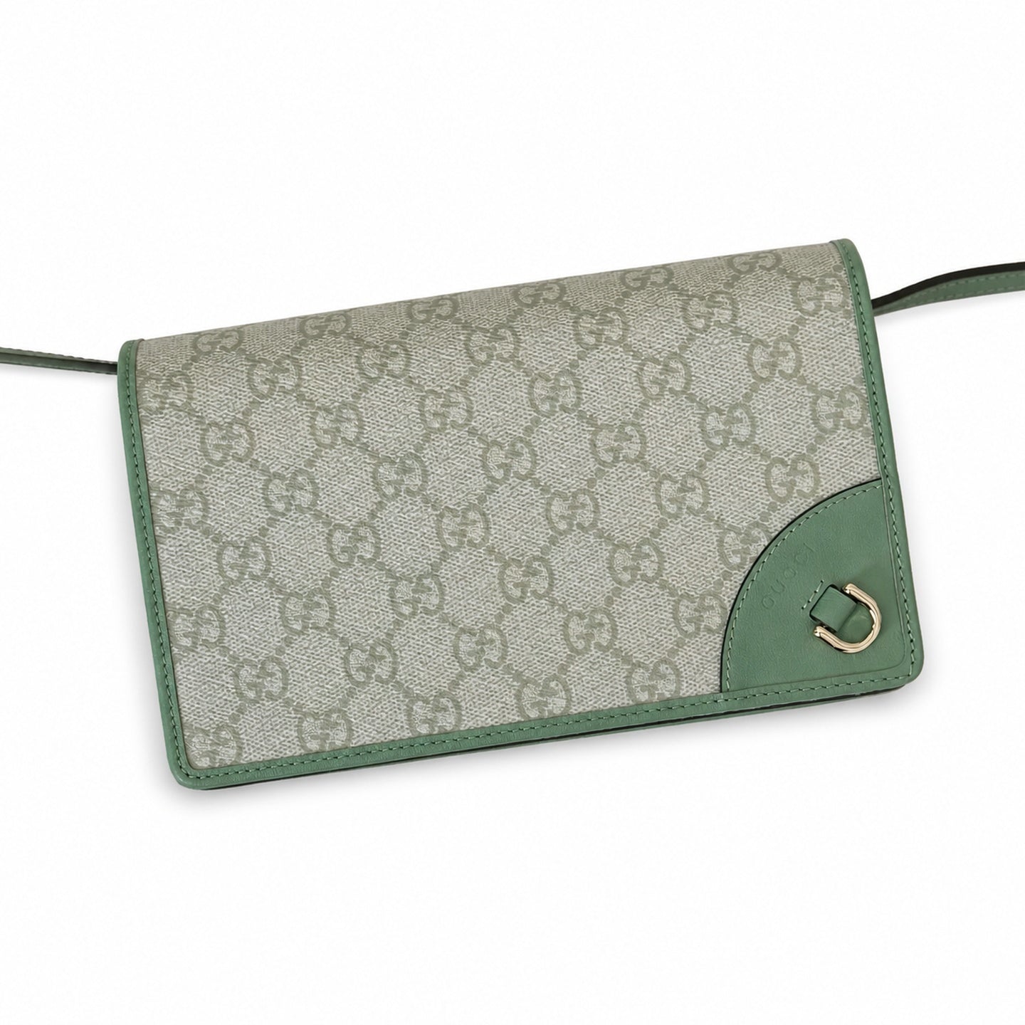 Gucci Small Leather White Beige Green Pink Shoulder Bag