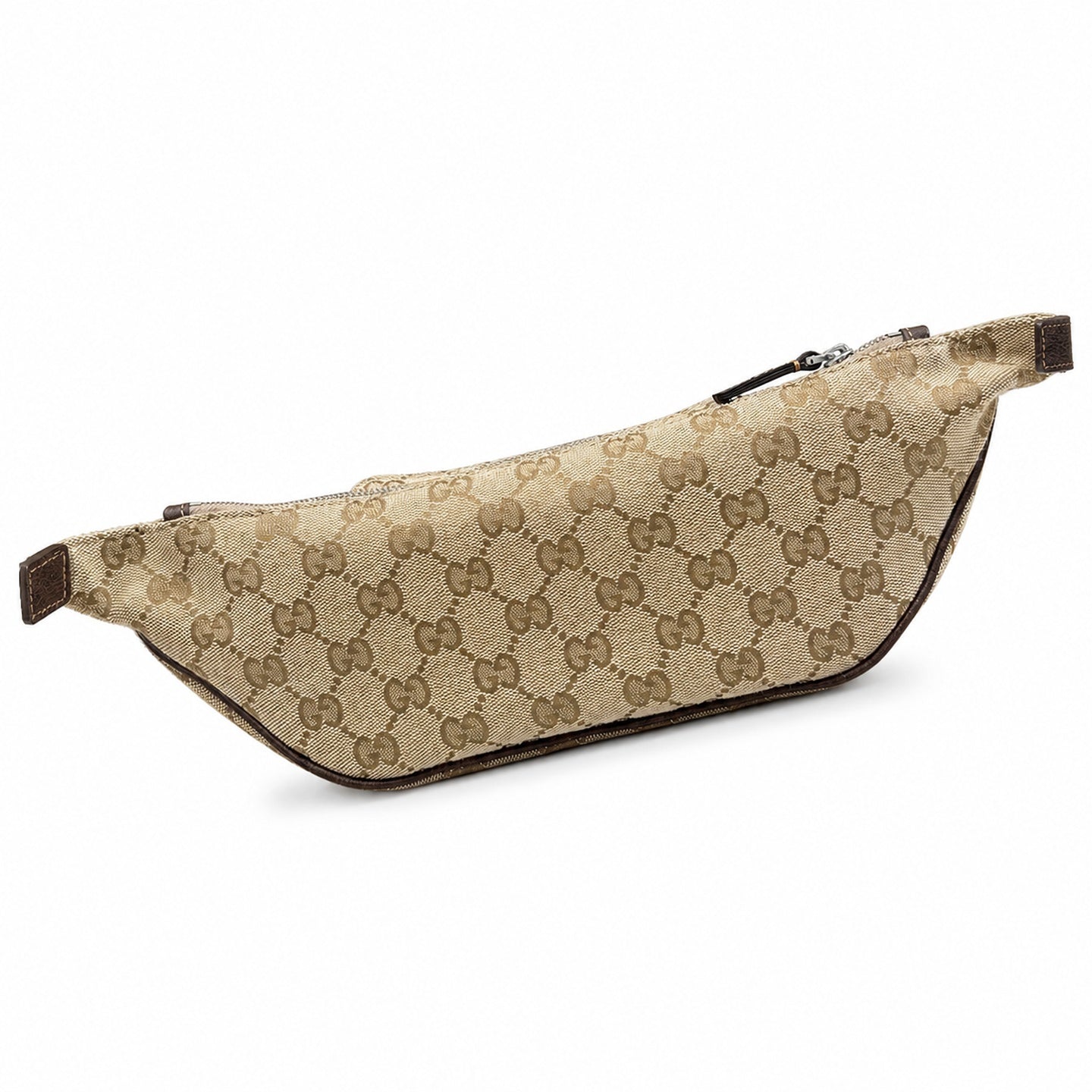 Gucci Mini Canvas Leather Brown Handbag