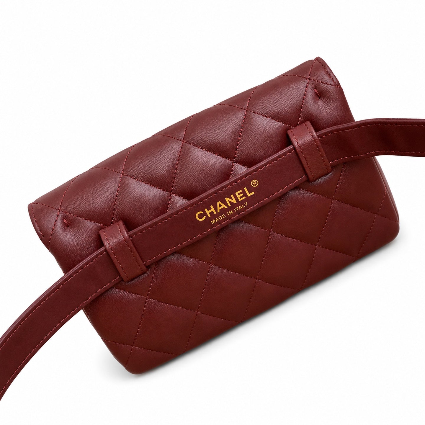 Chanel Leather Gold Waist Bag