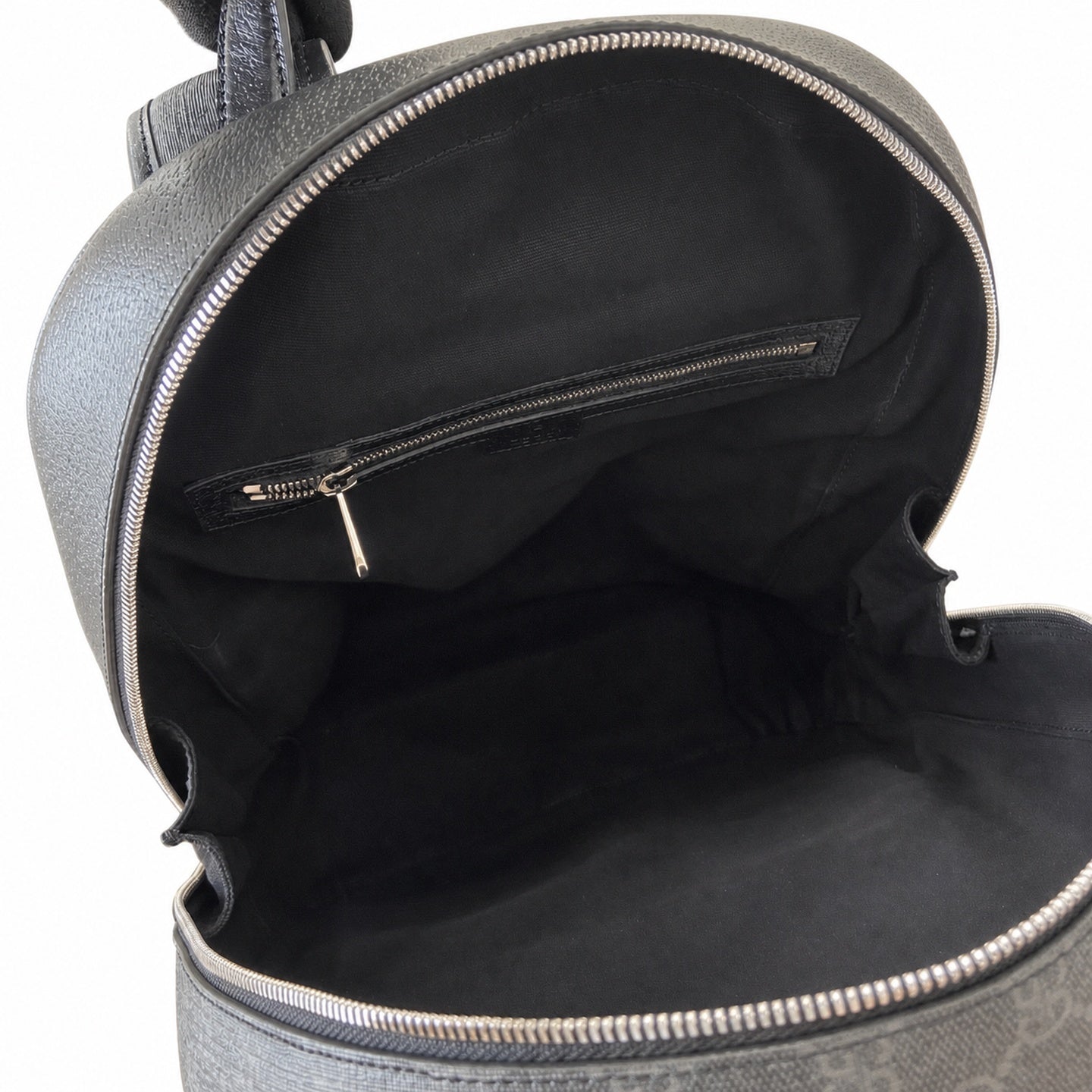 Gucci Supreme Mini Cotton Canvas Leather Black Green Bag