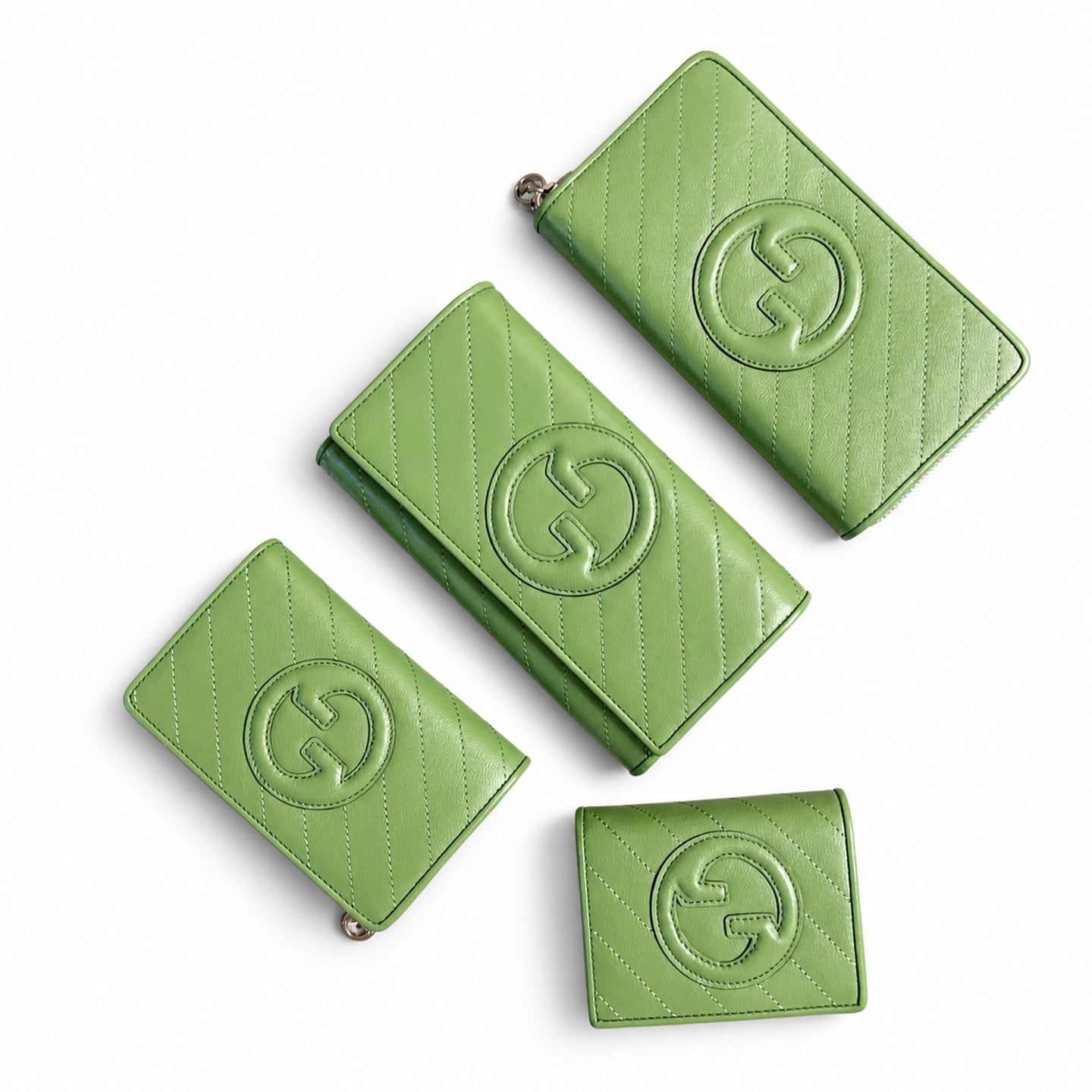 Gucci Blondie Leather Green Wallet