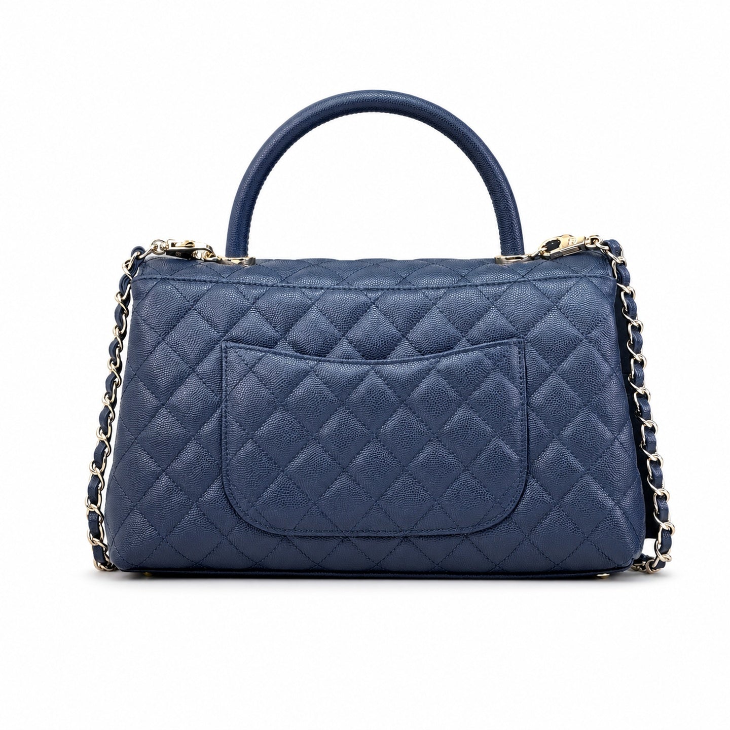 Chanel Coco Handle Large Gold Handbag
