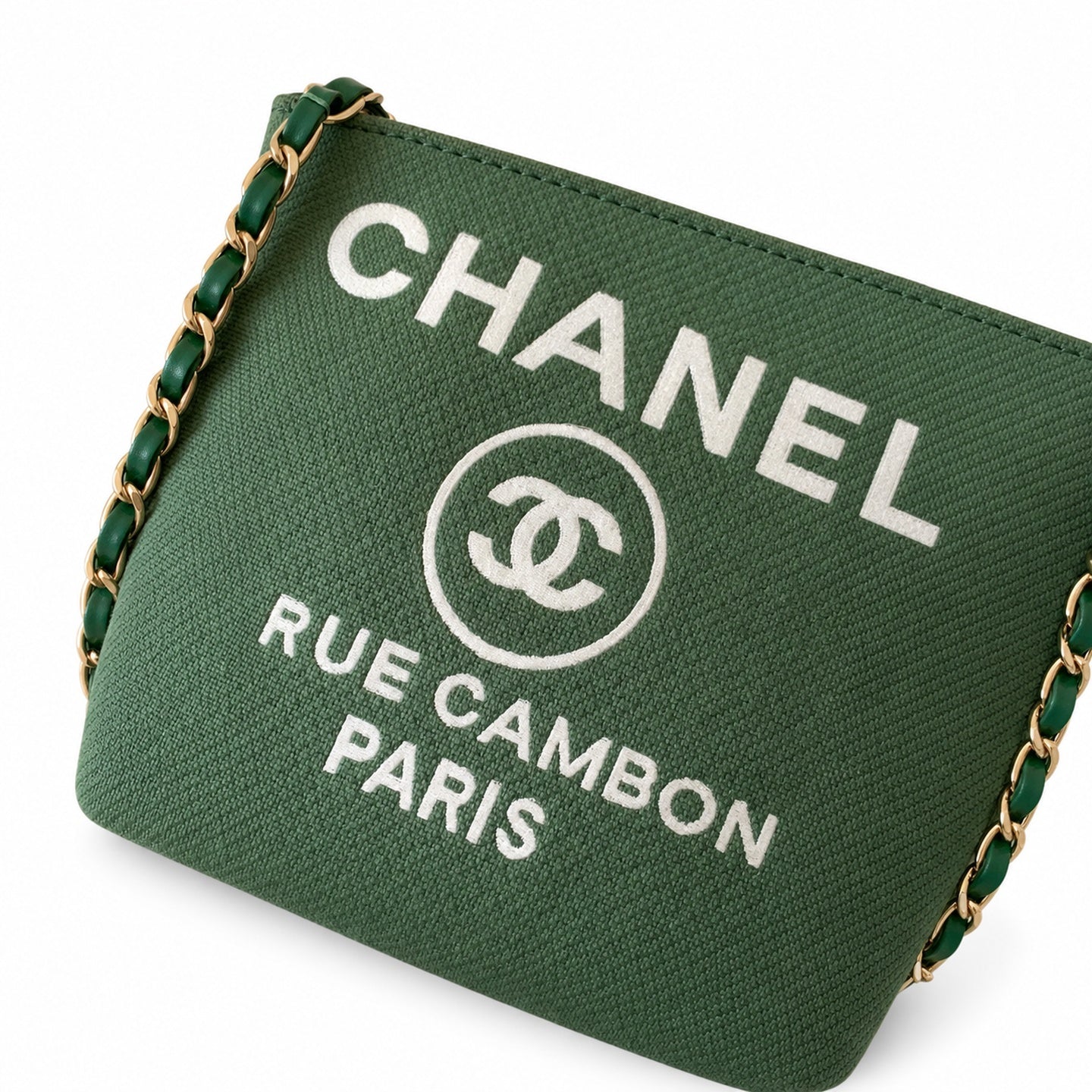 Chanel Large Cotton Leather Bag