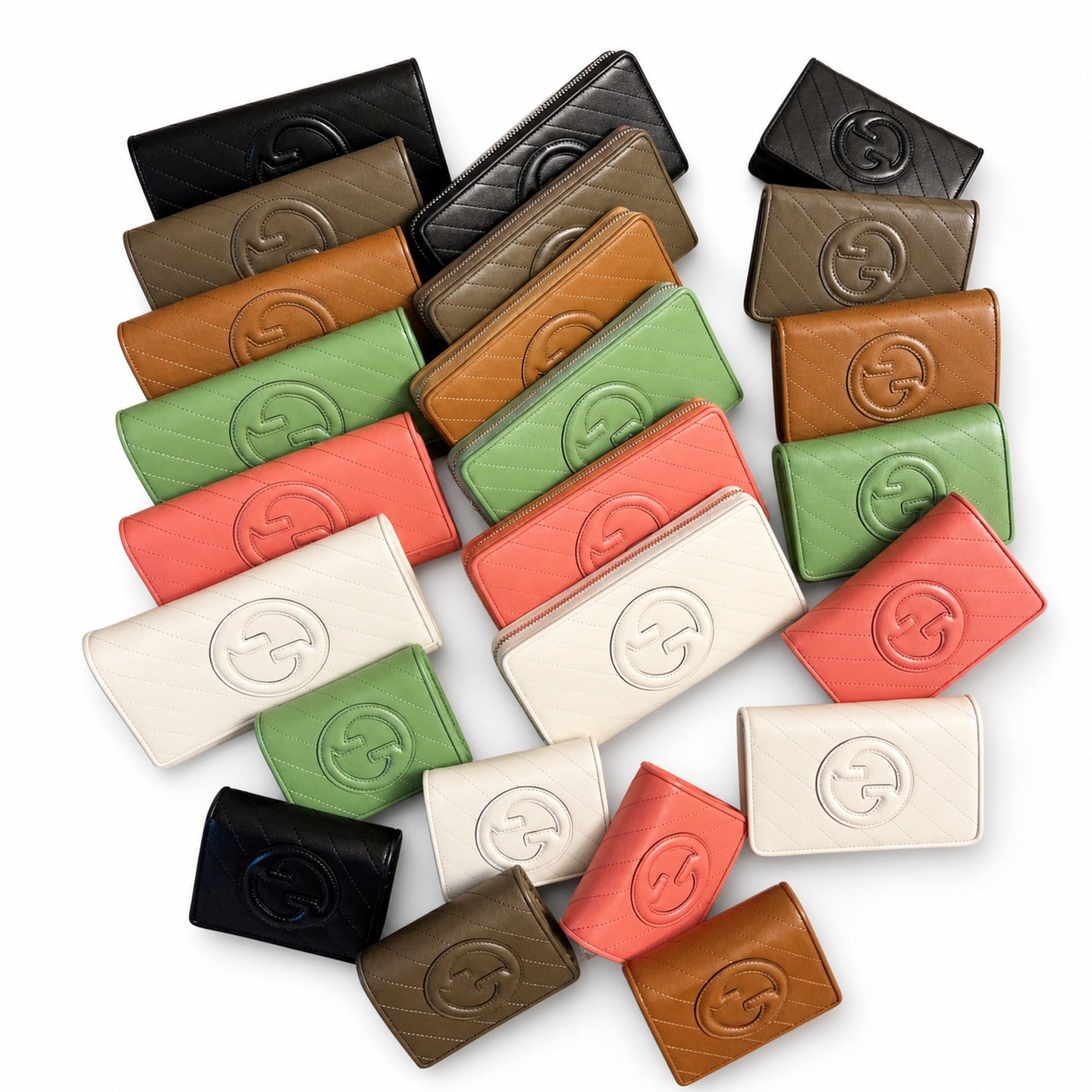 Gucci Blondie Leather Green Wallet
