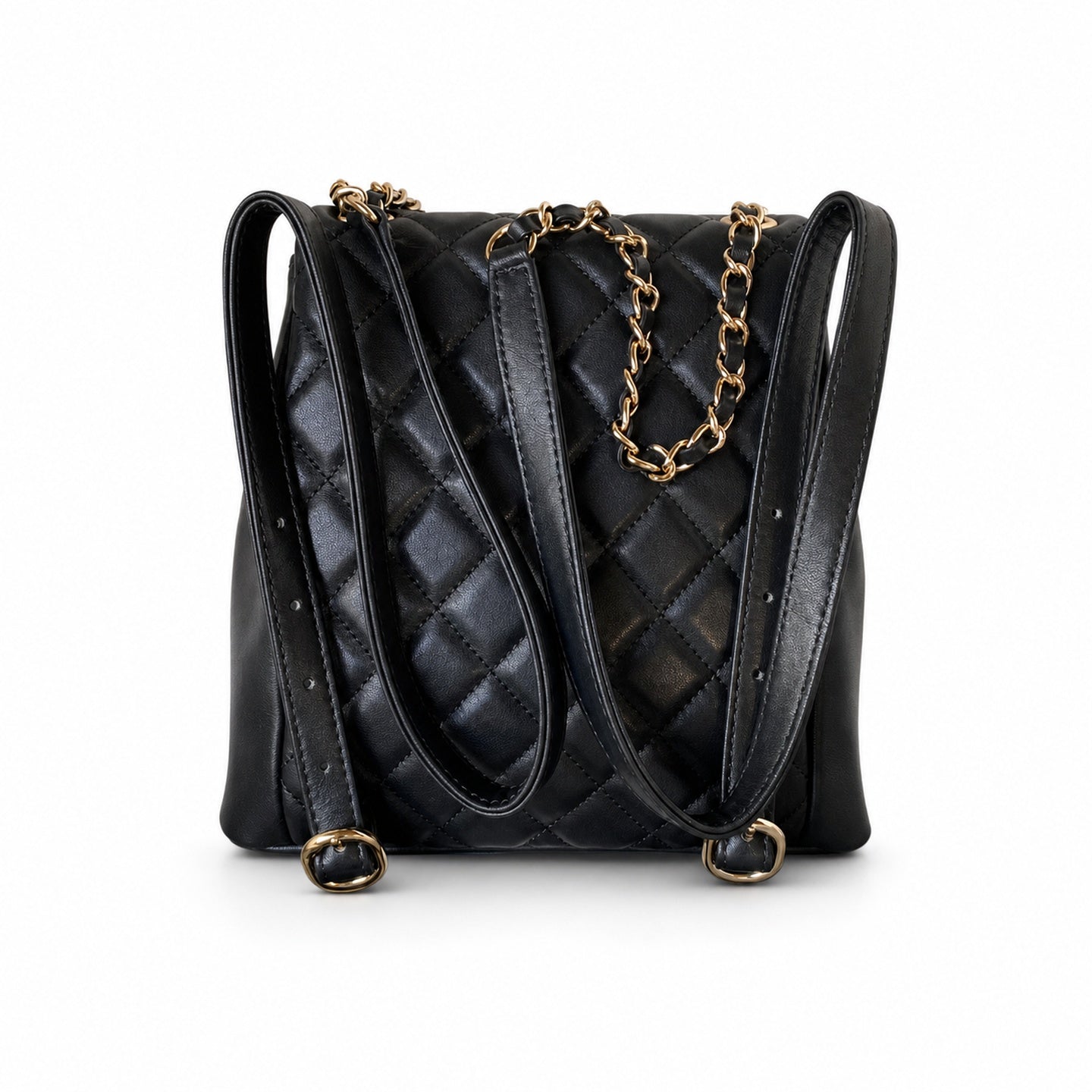 Chanel Duma Small Leather Gold Backpack