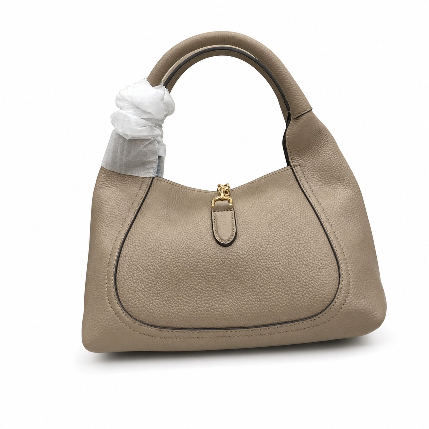 Gucci Leather Brown Gold Shoulder Bag