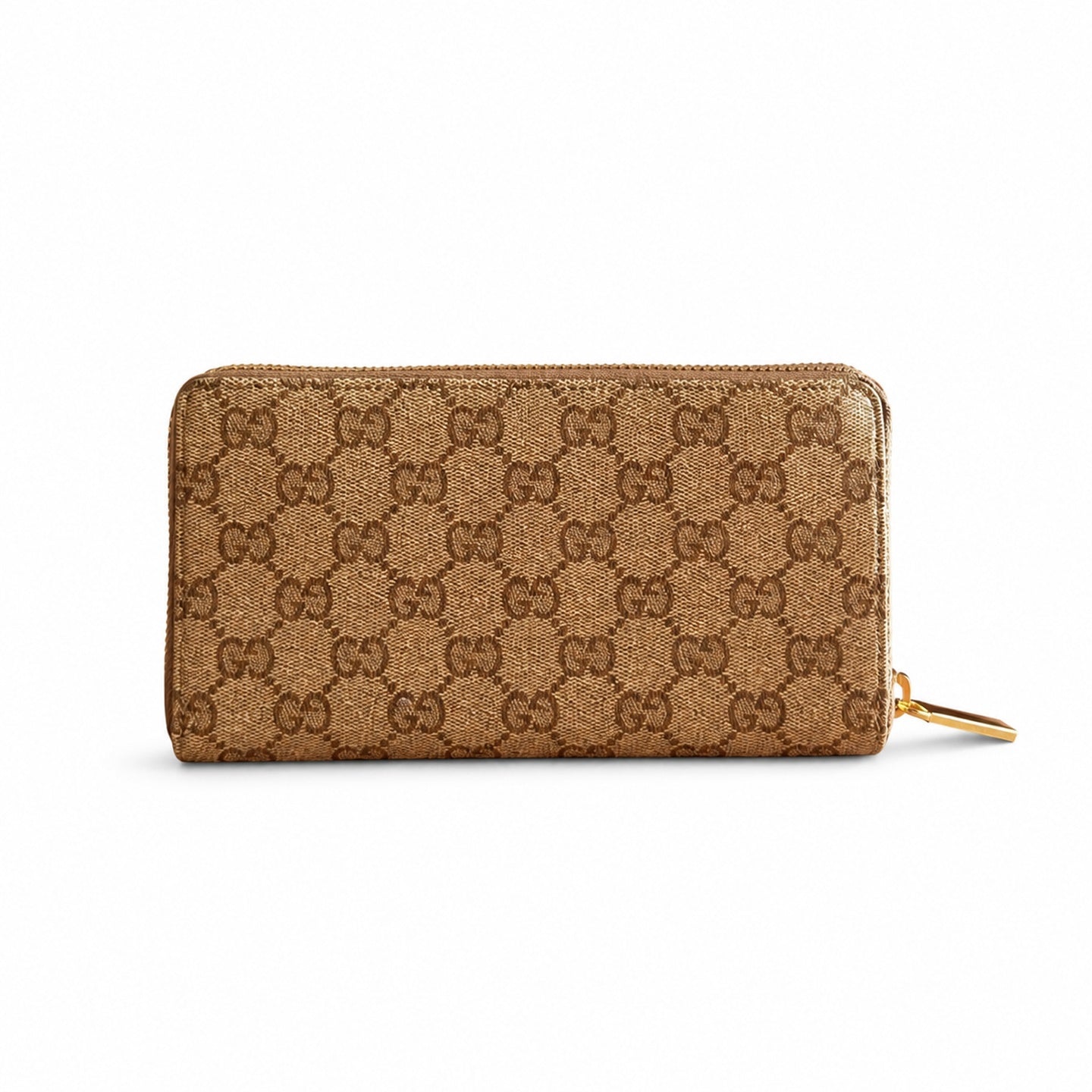 Gucci Canvas Leather Black Brown Wallet