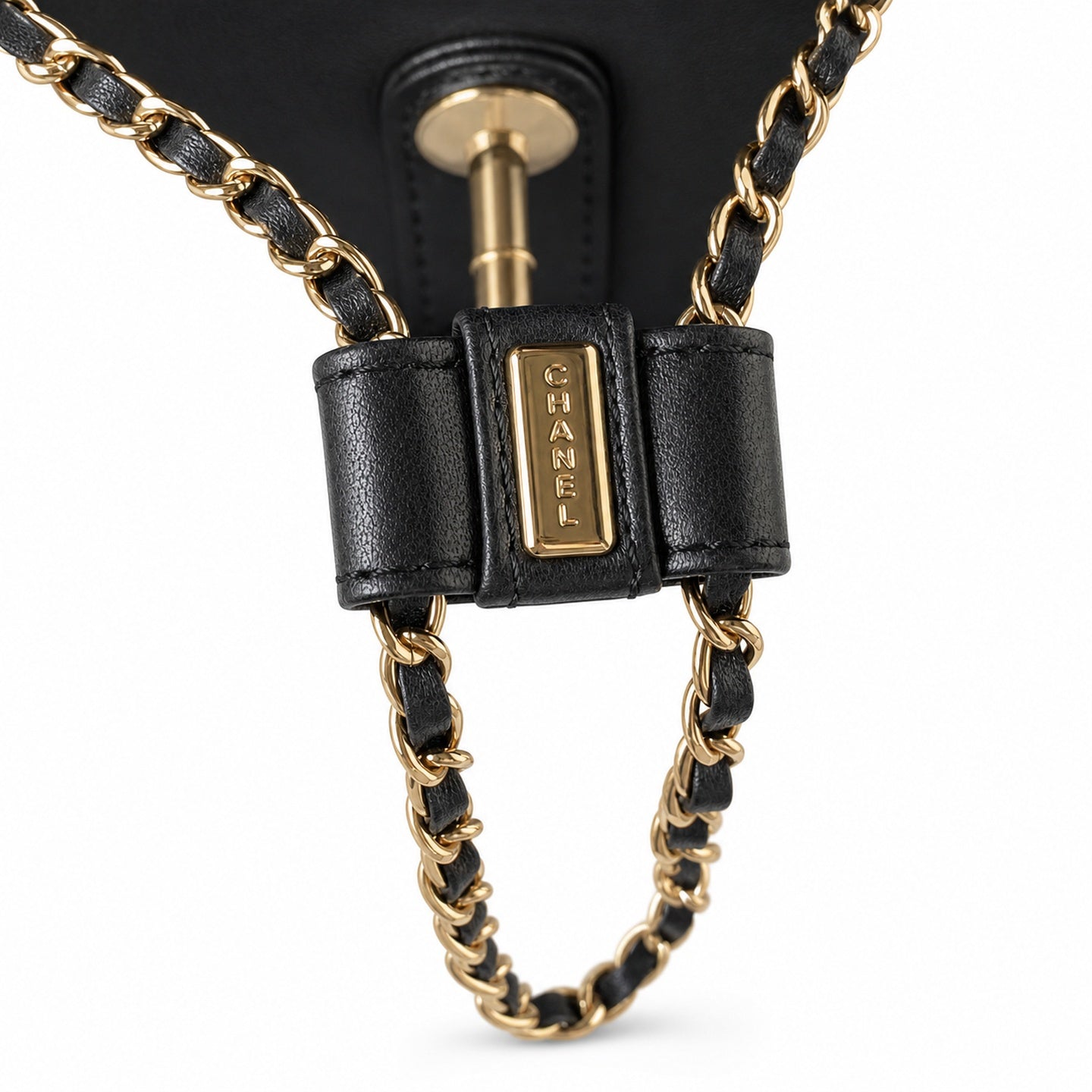 Chanel Duma Small Leather Gold Backpack