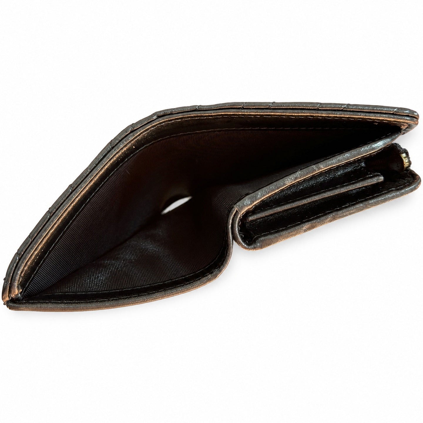 Gucci Leather Black Gold Bag