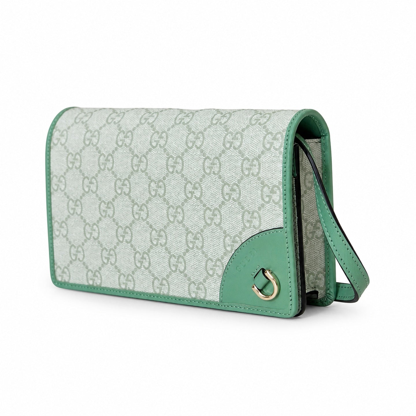 Gucci Small Leather White Beige Green Pink Shoulder Bag