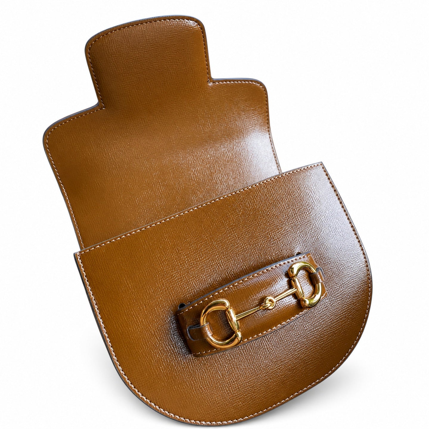 Gucci Mini Leather Beige Brown Handbag